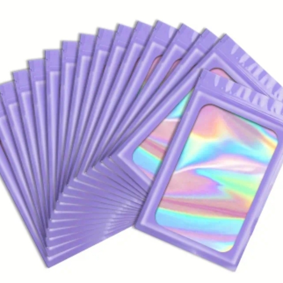 Other - 10 Holographic Purple Bags 7.5 X 4 3/4 INCHES